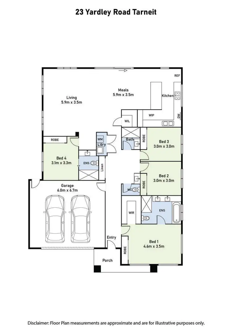 Floorplan of Homely house listing, 23 Yardley Road, Tarneit VIC 3029
