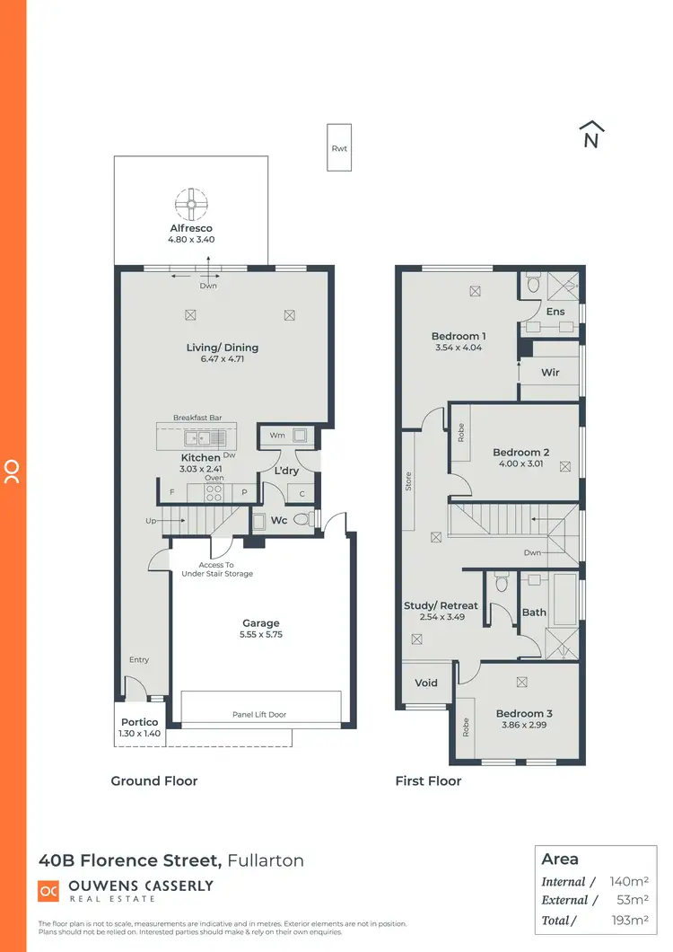 Floorplan of Homely house listing, 40B Florence Street, Fullarton SA 5063