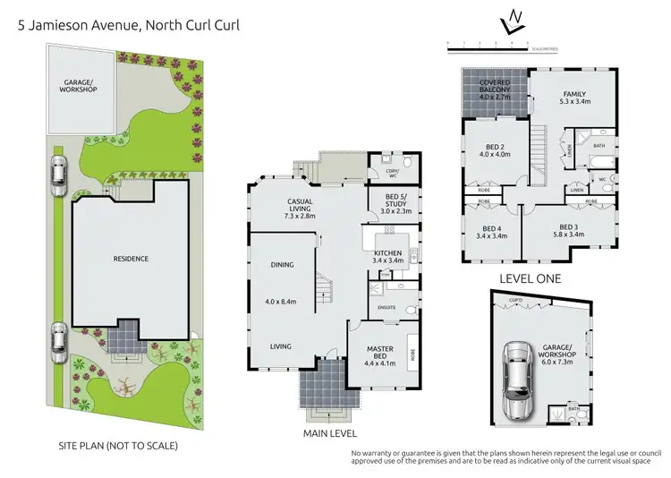 Floorplan of Homely house listing, 5 Jamieson Avenue, North Curl Curl NSW 2099