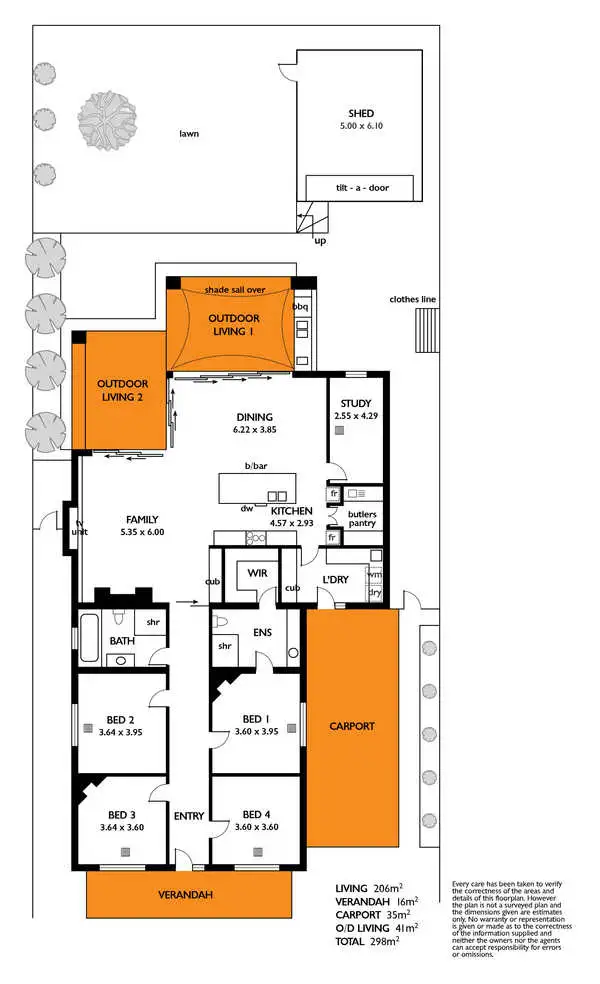 Floorplan of Homely house listing, 25 Freeling Crescent, Colonel Light Gardens SA 5041