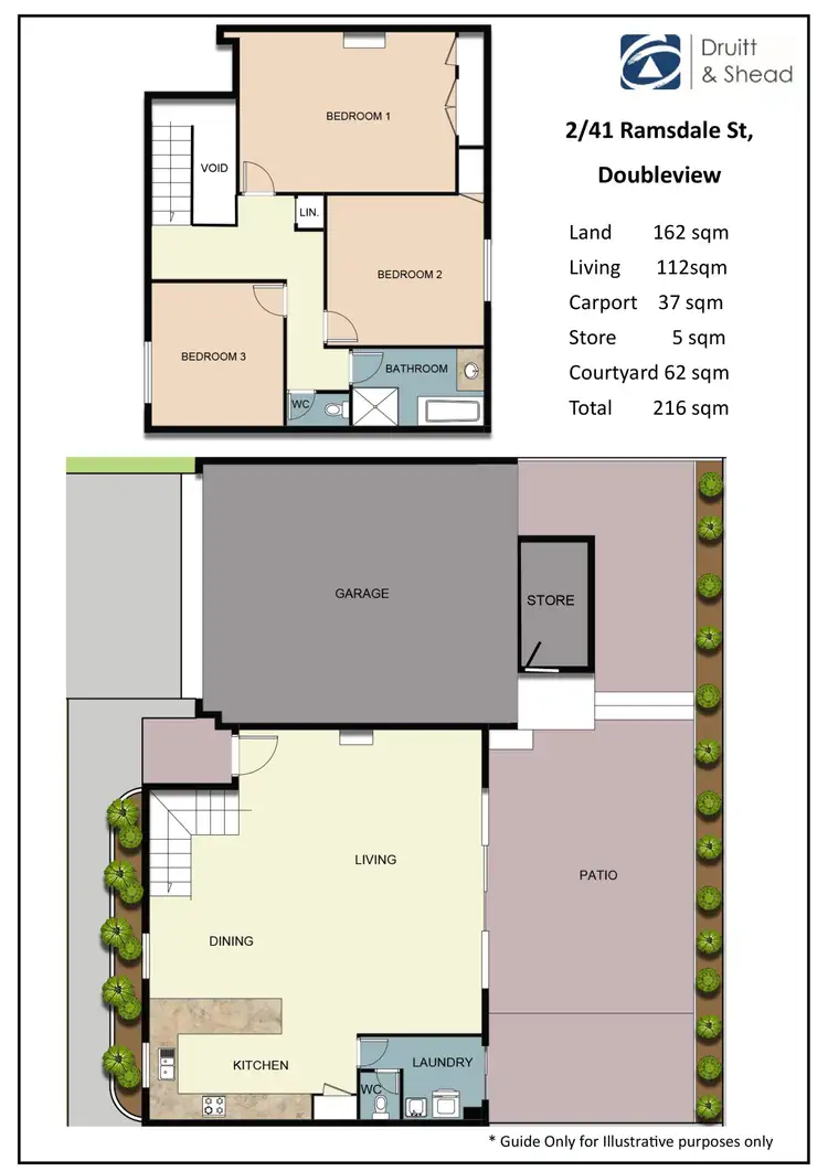 Floorplan of Homely townhouse listing, 2/41 Ramsdale Street, Doubleview WA 6018
