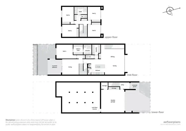 Floorplan of Homely house listing, 57 Trinca Street, Denman Prospect ACT 2611