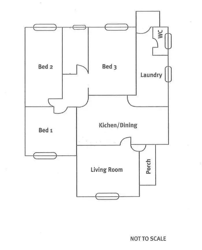 Floorplan of Homely semi-detached listing, 17 Patten Street, Whyalla Stuart SA 5608