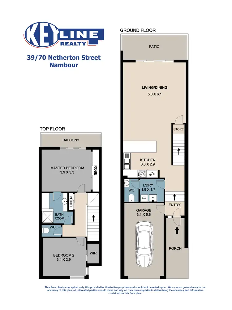 Floorplan of Homely townhouse listing, 39/70 Netherton Street, Nambour QLD 4560