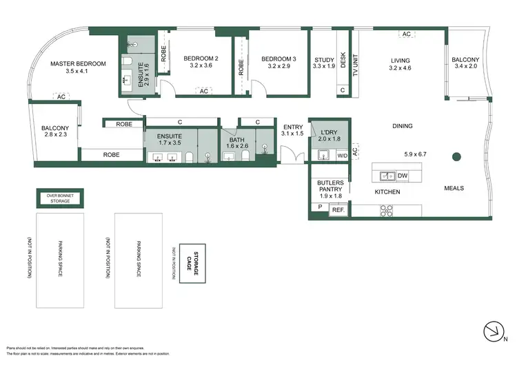 Floorplan of Homely apartment listing, 903/320 Plummer Street, Port Melbourne VIC 3207