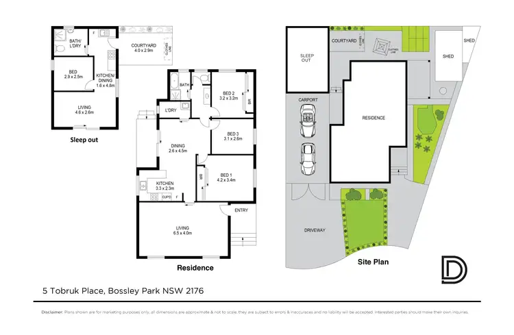 Floorplan of Homely house listing, 5 Tobruk Place, Bossley Park NSW 2176