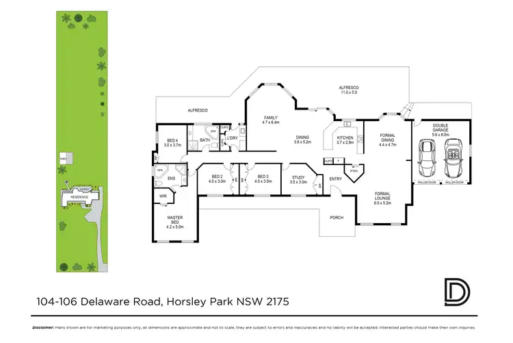 Floorplan of Homely house listing, 104-106 Delaware Road, Horsley Park NSW 2175