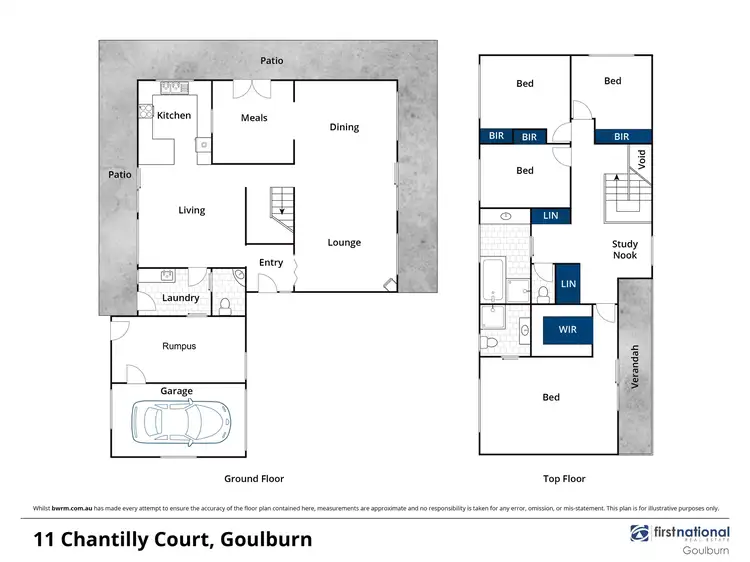 Floorplan of Homely house listing, 11 Chantilly Court, Goulburn NSW 2580