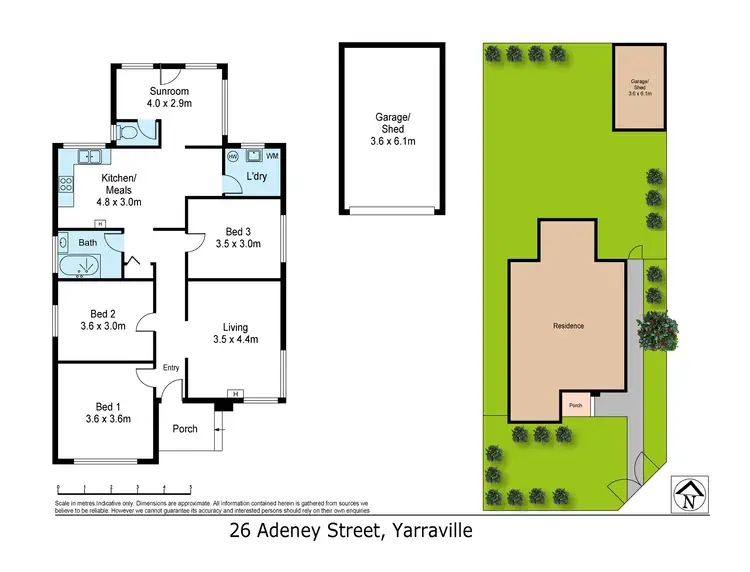 Floorplan of Homely house listing, 26 Adeney Street, Yarraville VIC 3013