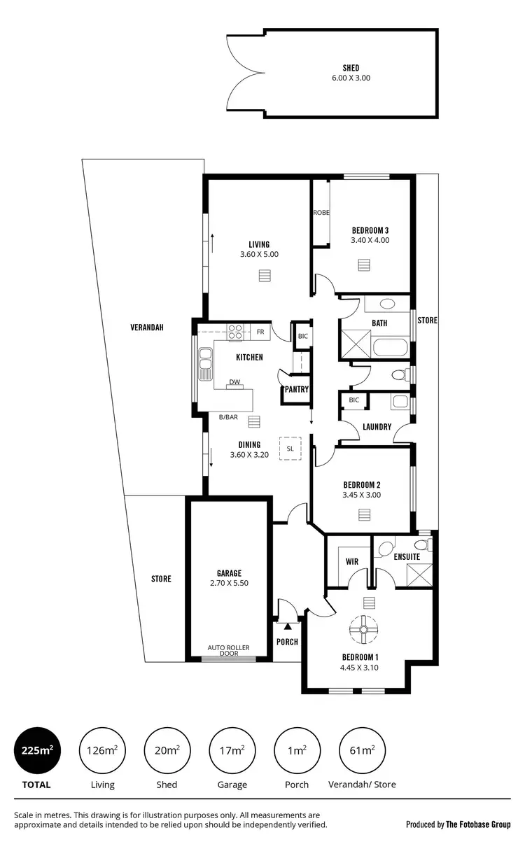 Floorplan of Homely house listing, 13 Ackland Court, Wynn Vale SA 5127