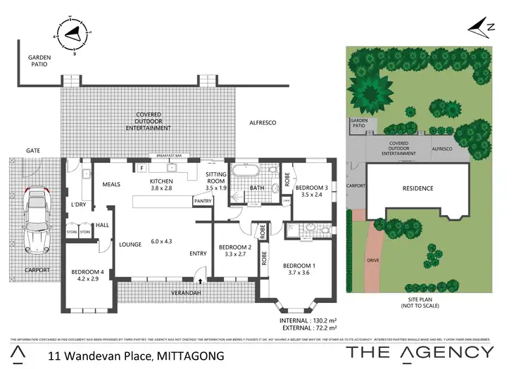 Floorplan of Homely house listing, 11 Wandevan Place, Mittagong NSW 2575