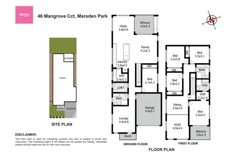 Floorplan of Homely house listing, 46 Mangrove Circuit, Marsden Park NSW 2765