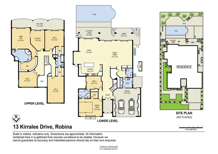 Floorplan of Homely house listing, 13 Kirralee Drive, Robina QLD 4226