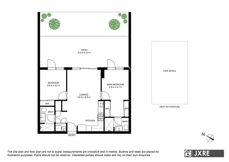 Floorplan of Homely apartment listing, G02/18 Lomandra Drive, Clayton South VIC 3169