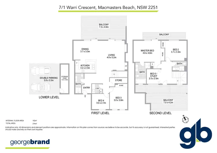 Floorplan of Homely apartment listing, 7/1 Warri Crescent, Macmasters Beach NSW 2251