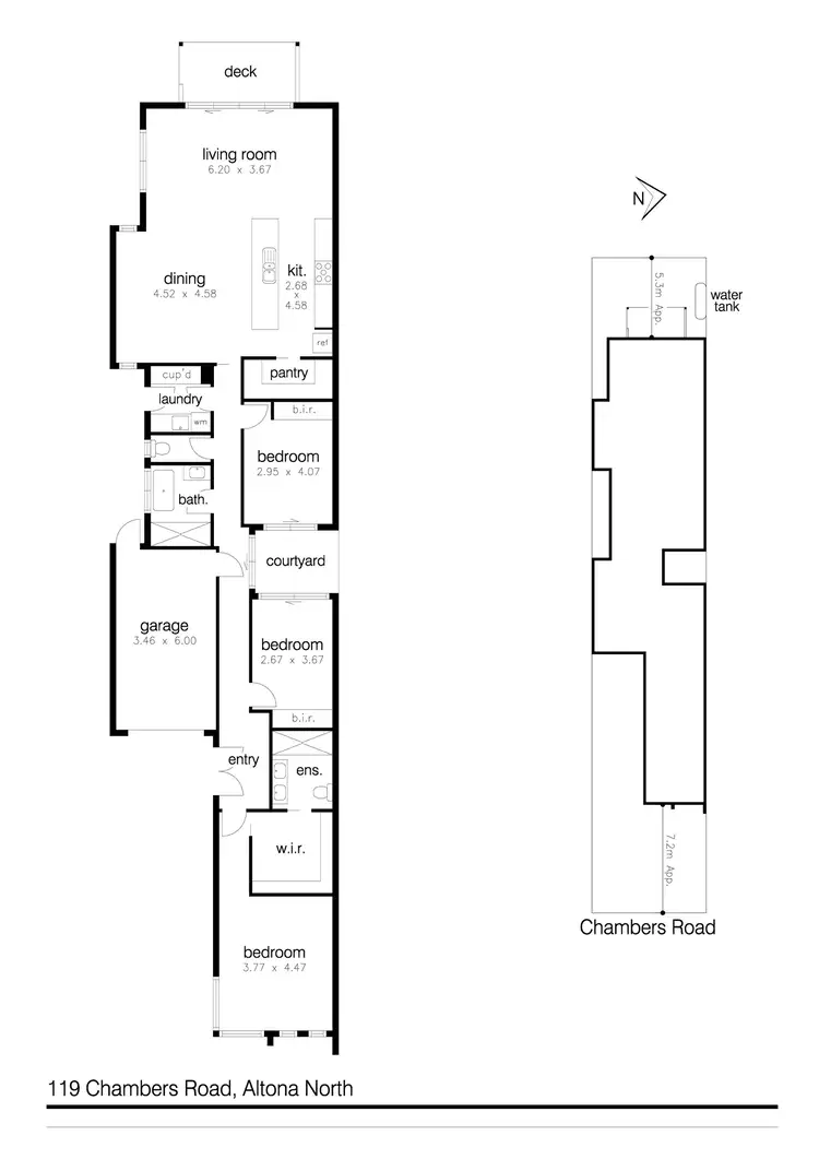 Floorplan of Homely house listing, 119 Chambers Road, Altona North VIC 3025