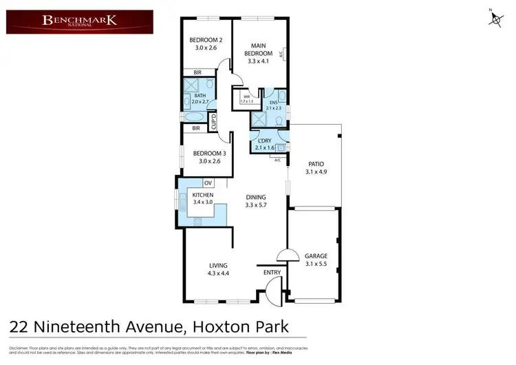 Floorplan of Homely house listing, 22 Nineteenth Avenue, Hoxton Park NSW 2171