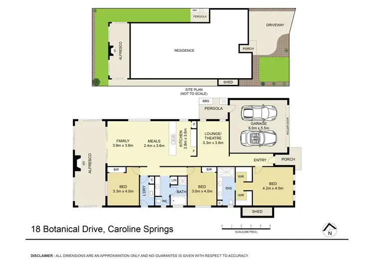 Floorplan of Homely house listing, 18 Botanical Drive, Caroline Springs VIC 3023