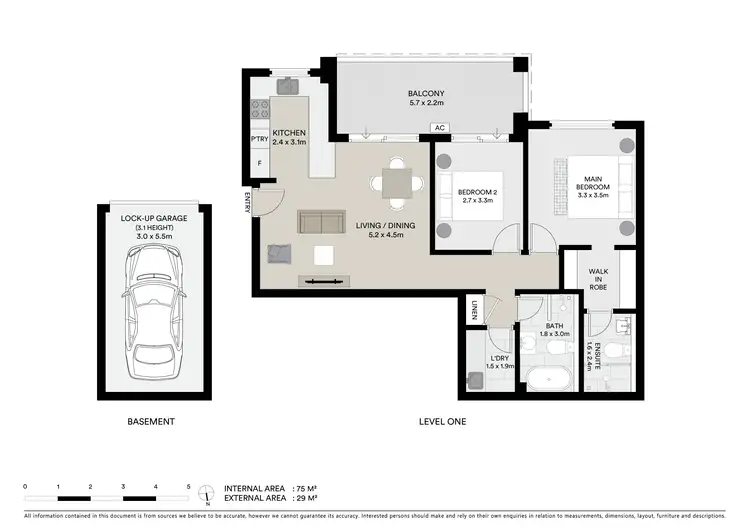 Floorplan of Homely apartment listing, 6/97 Alfred Street, Sans Souci NSW 2219