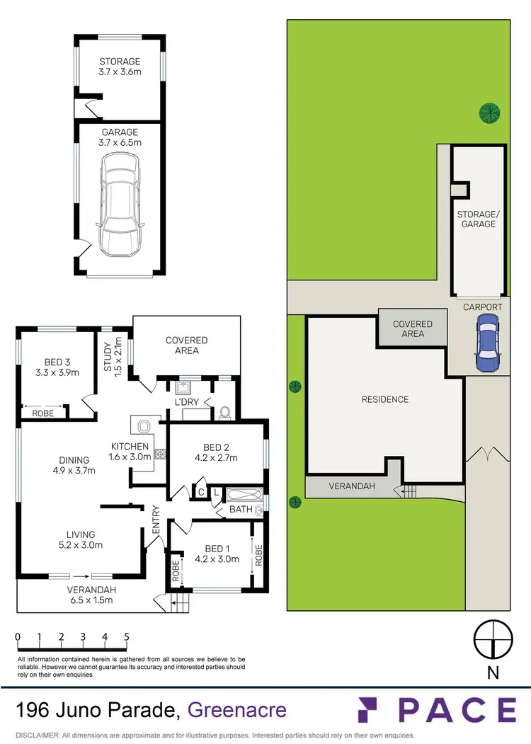 Floorplan of Homely house listing, 196 Juno Parade, Greenacre NSW 2190