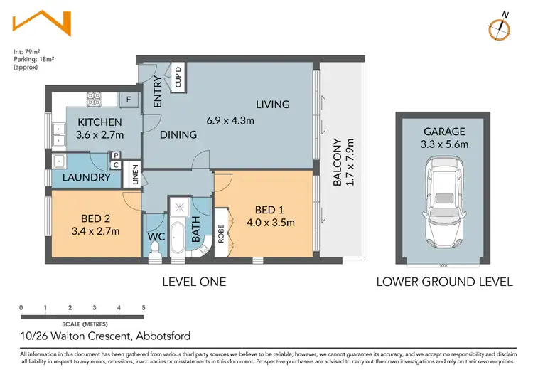 Floorplan of Homely apartment listing, 10/26 Walton Crescent, Abbotsford NSW 2046