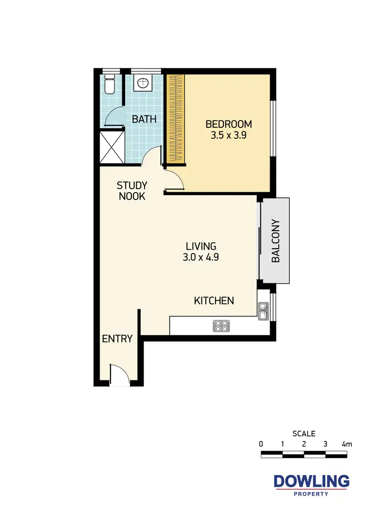 Floorplan of Homely unit listing, 10/102 Bridge Street, Waratah NSW 2298