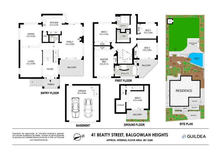 Floorplan of Homely house listing, 41 Beatty Street, Balgowlah Heights NSW 2093
