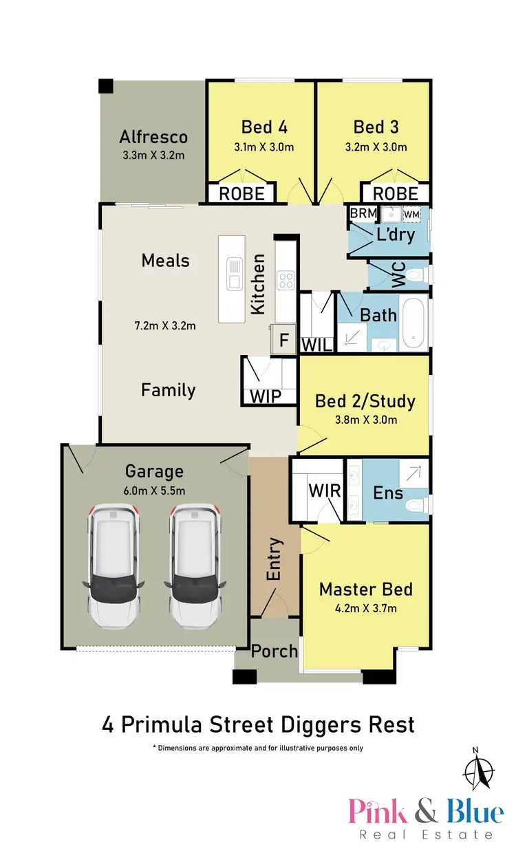 Floorplan of Homely house listing, 4 Primula Street, Diggers Rest VIC 3427
