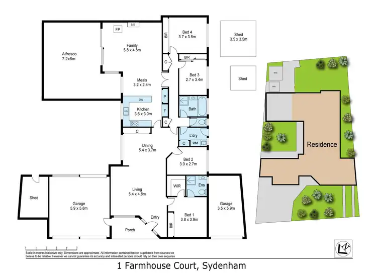 Floorplan of Homely house listing, 1 Farmhouse Court, Sydenham VIC 3037