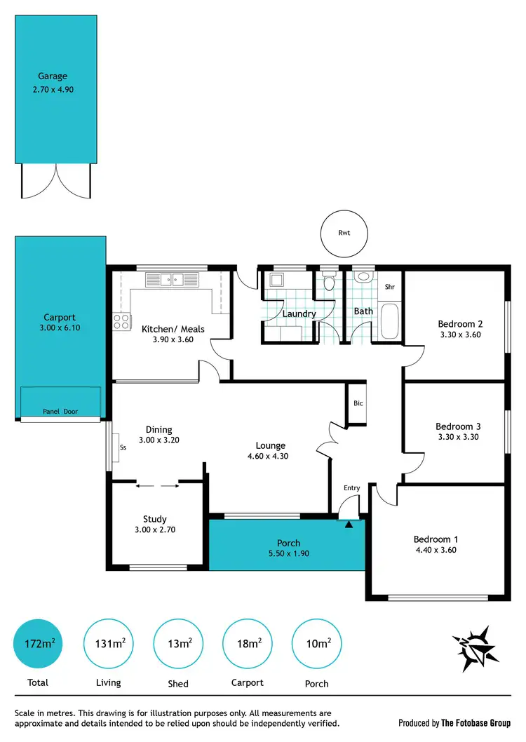 Floorplan of Homely house listing, 1 Margaret Street, Clarence Park SA 5034