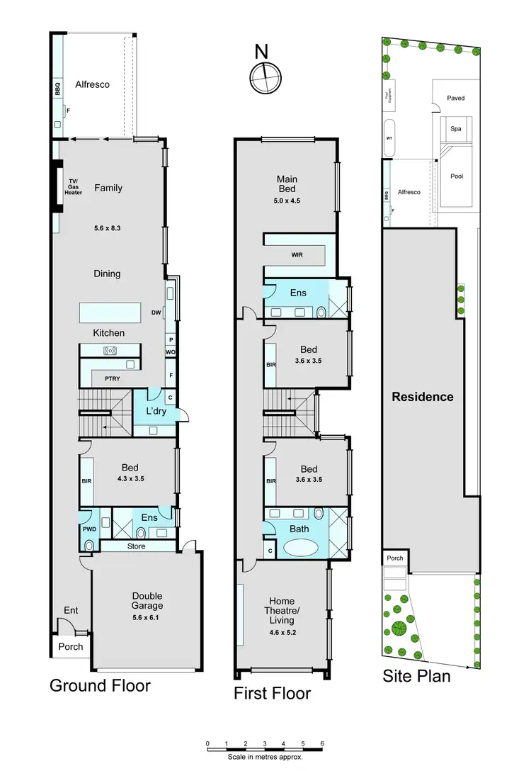Floorplan of Homely townhouse listing, 1B Uonga Road, Bentleigh VIC 3204