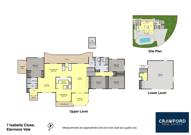 Floorplan of Homely house listing, 7 Isabella Close, Elermore Vale NSW 2287