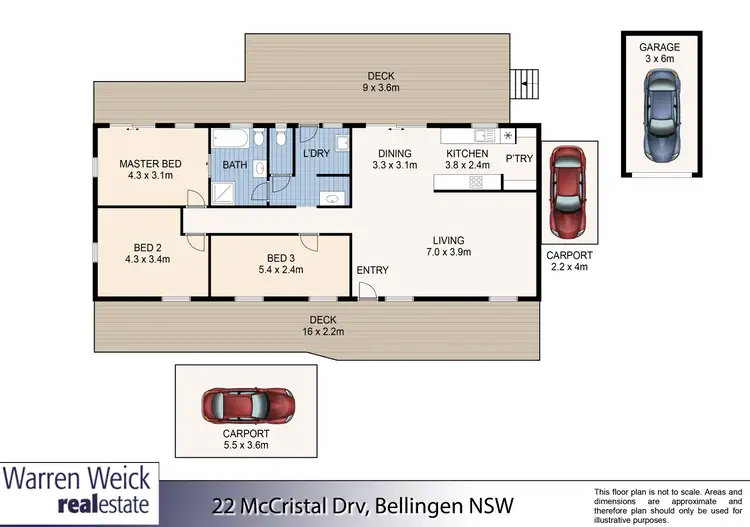 Floorplan of Homely house listing, 22 McCristal Drive, Bellingen NSW 2454