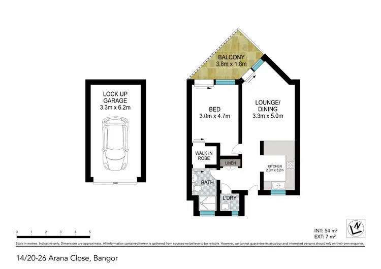 Floorplan of Homely unit listing, 14/20-26 Arana Close, Bangor NSW 2234