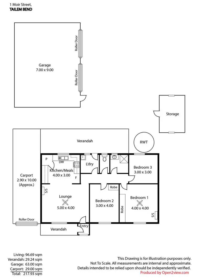 Floorplan of Homely house listing, 1 Moir Street, Tailem Bend SA 5260