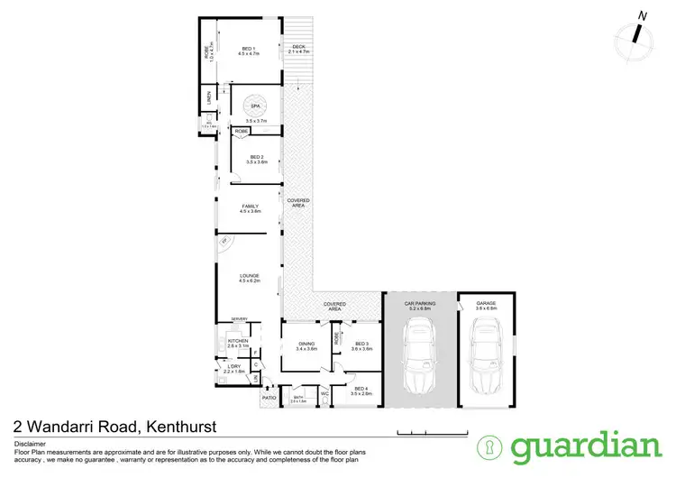 Floorplan of Homely rural property listing, 2 Wandarri Road, Kenthurst NSW 2156