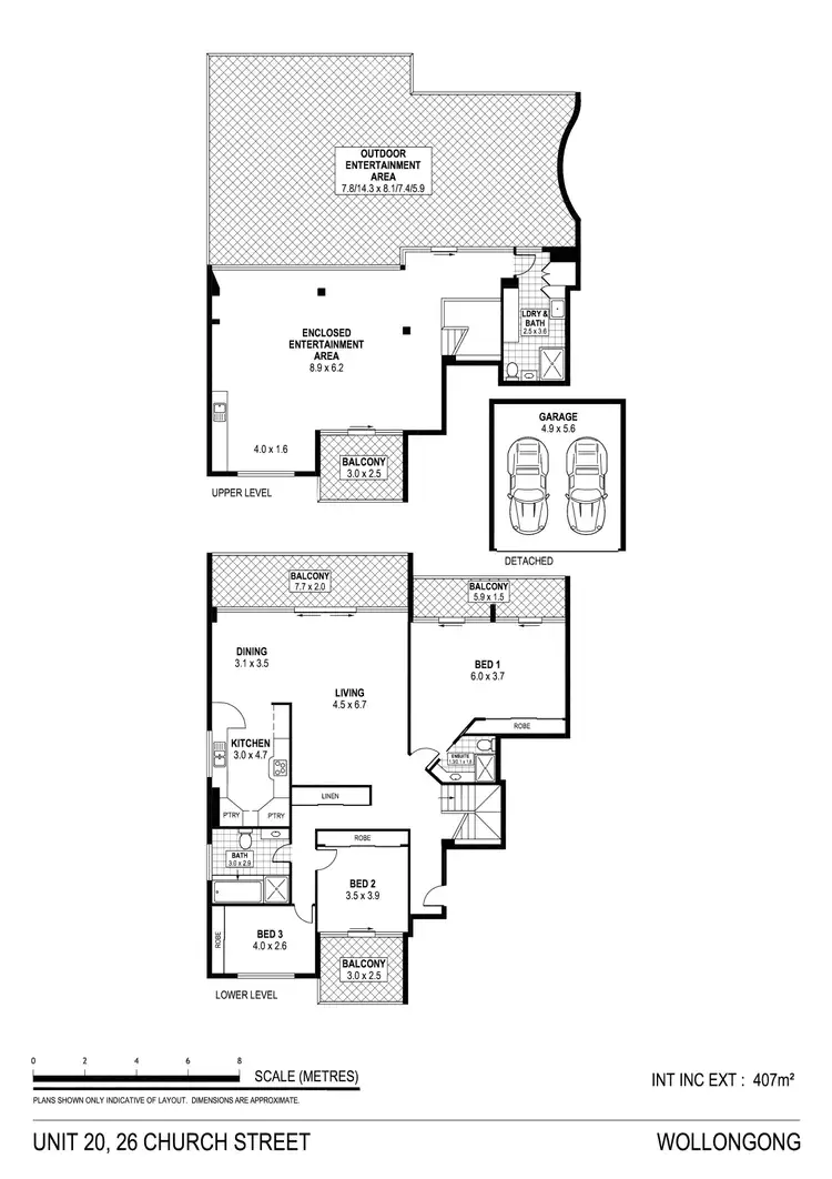 Floorplan of Homely unit listing, 20/26 Church Street, Wollongong NSW 2500