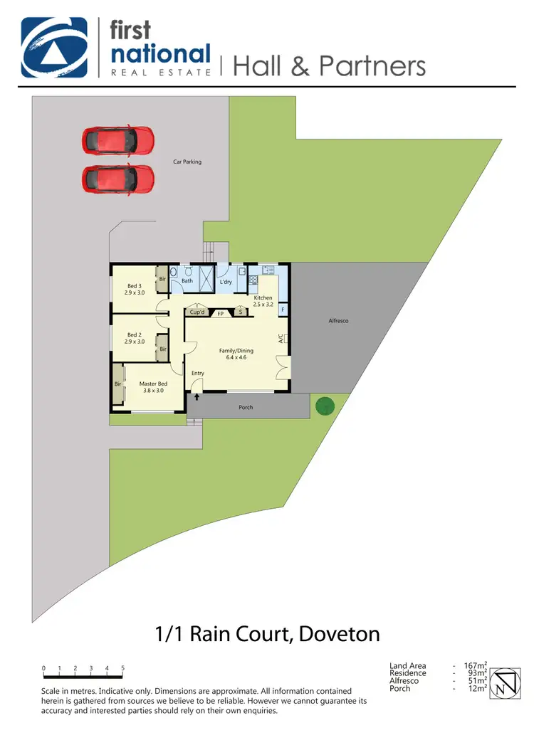 Floorplan of Homely unit listing, 1 Rain Court, Doveton VIC 3177