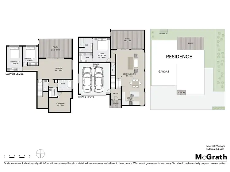 Floorplan of Homely townhouse listing, 1/7 Starboard Road, Tranmere TAS 7018