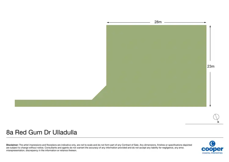 Floorplan of Homely land listing, 8A Red Gum Drive, Ulladulla NSW 2539