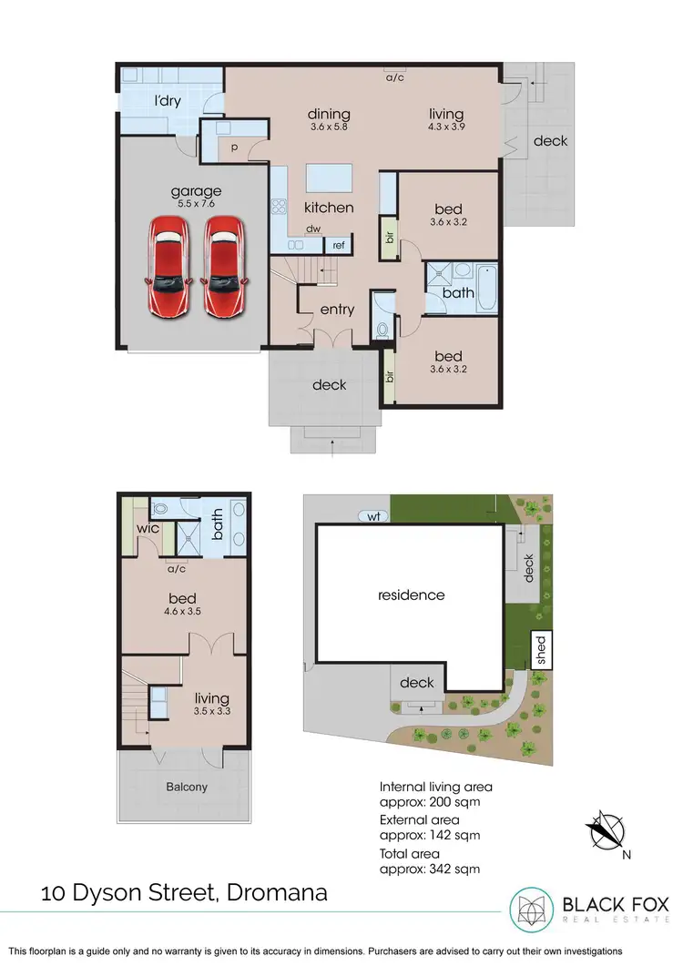 Floorplan of Homely house listing, 10 Dyson Street, Dromana VIC 3936