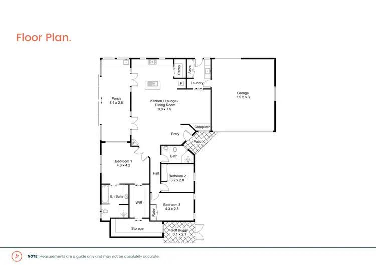 Floorplan of Homely house listing, 32A Murray Street, East Maitland NSW 2323