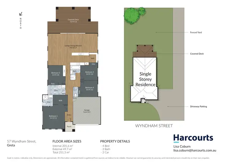 Floorplan of Homely house listing, 57 Wyndham Street, Greta NSW 2334