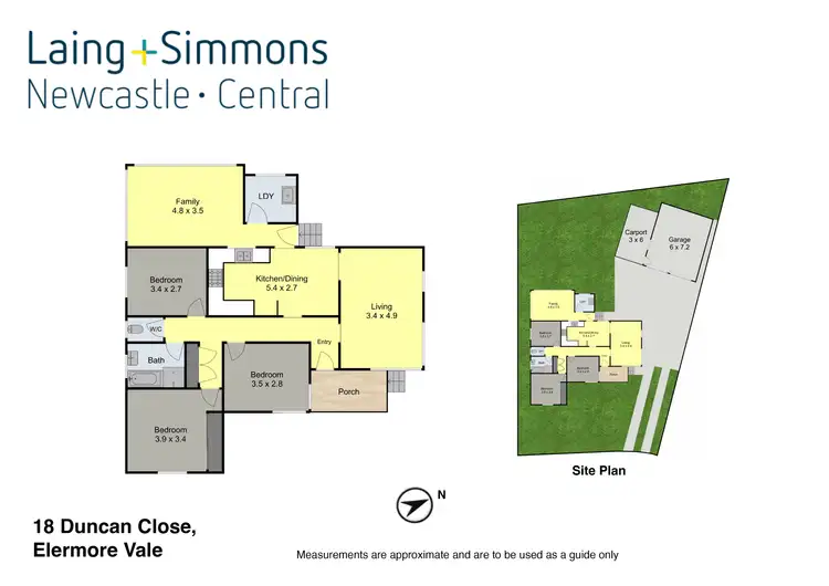 Floorplan of Homely house listing, 18 Duncan Close, Elermore Vale NSW 2287