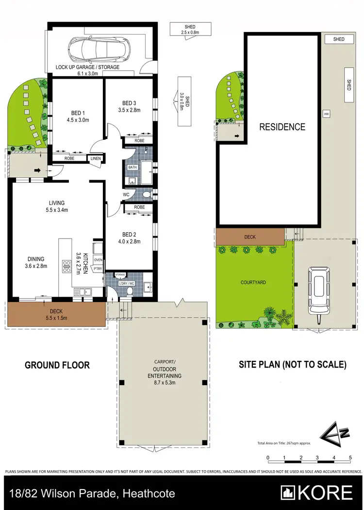 Floorplan of Homely villa listing, 18/82 Wilson Parade, Heathcote NSW 2233