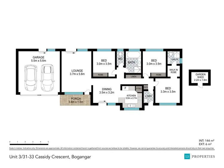 Floorplan of Homely semi-detached listing, 3/31-33 Cassidy Crescent, Bogangar NSW 2488