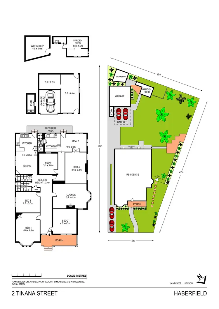Floorplan of Homely house listing, 2 Tinana Street, Haberfield NSW 2045