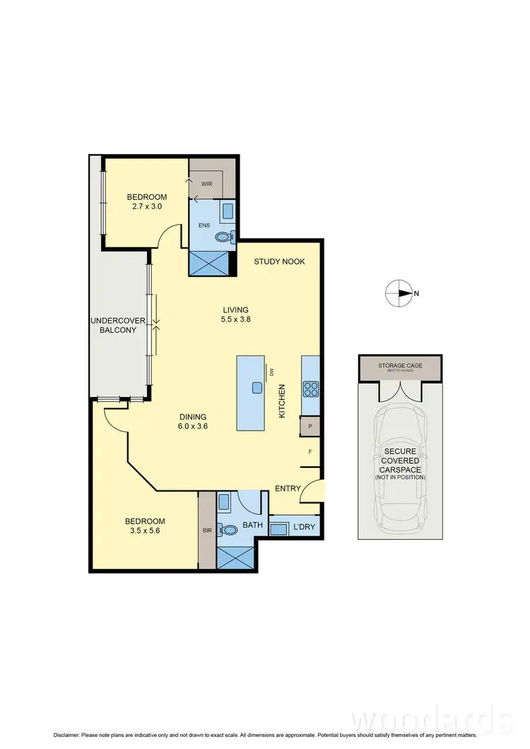 Floorplan of Homely unit listing, 109/11 Glass Street, Essendon VIC 3040