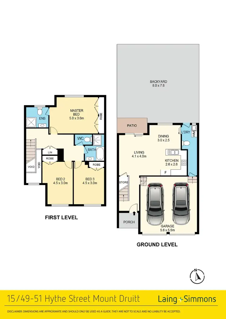Floorplan of Homely townhouse listing, 15/49-51 Hythe Street, Mount Druitt NSW 2770