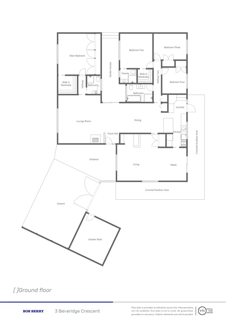Floorplan of Homely house listing, 3 Beveridge Crescent, Dubbo NSW 2830